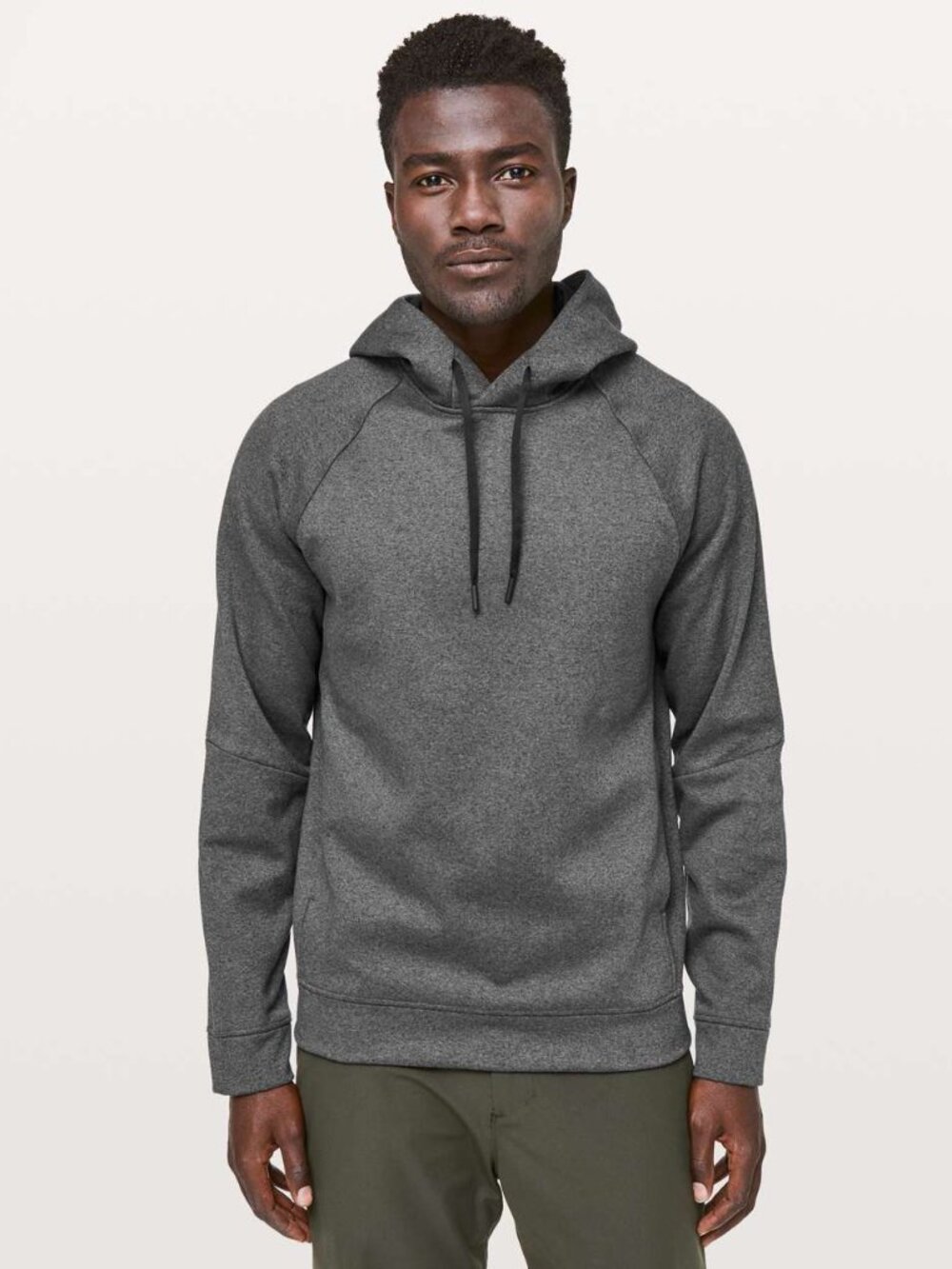 Lululemon Men's City Sweat Pullover Hoodie - Grey/Black